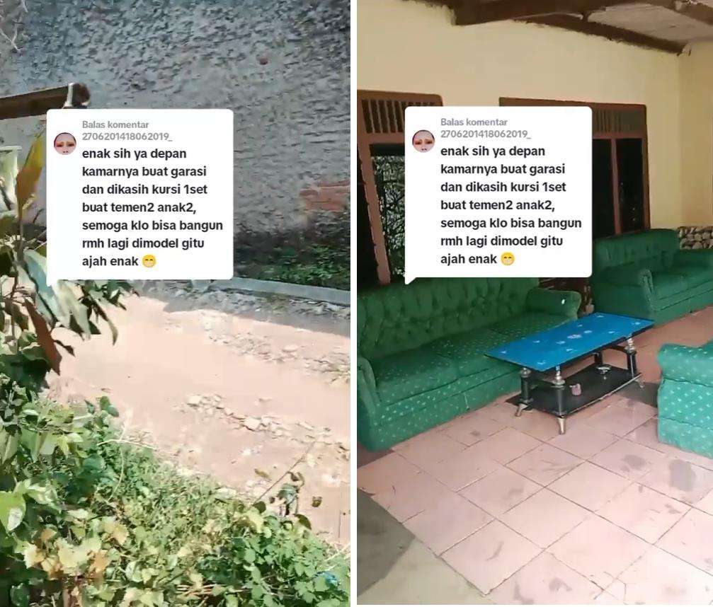 Desain rumah unik kamarnya di luar hingga dikira kontrakan.
