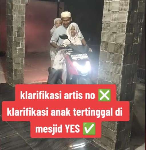 Anak tertinggal di masjid