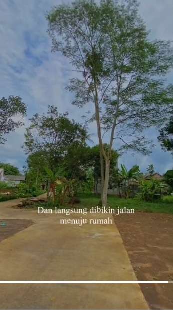 Penampakan Jalan 1 M, Milik Pribadi Untuk Akses Mobil Masuk Rumah