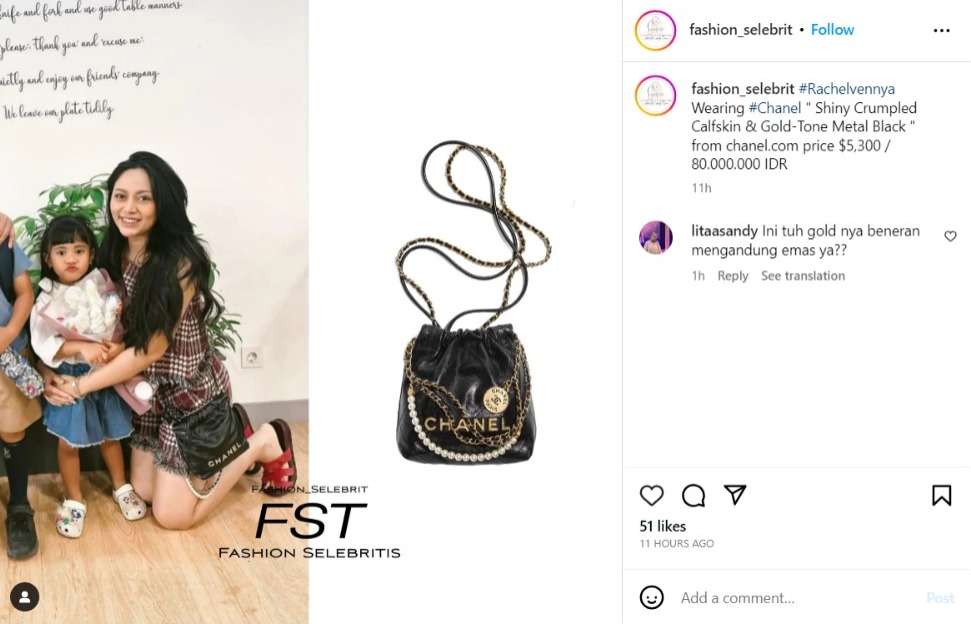 Tampil Santai Pakai Tas Chanel, Harganya Bisa Buat DP Rumah?