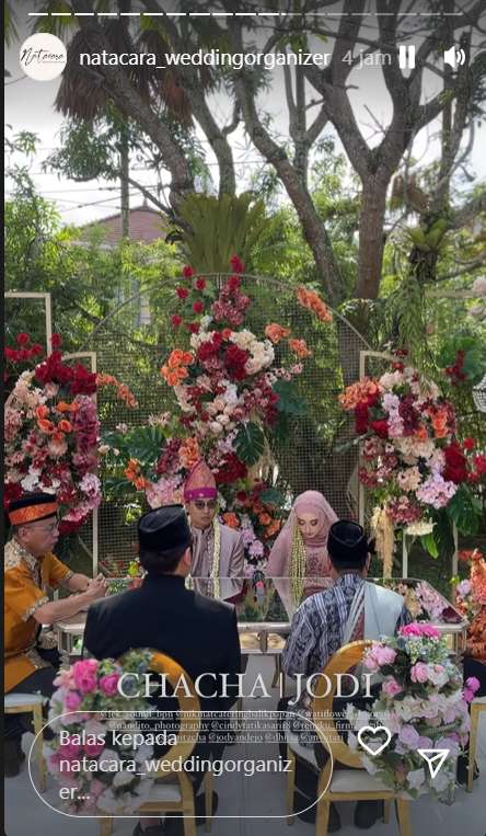 Proses Akad pernikahan Syaira dan Jodi