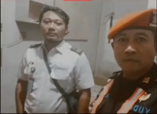 Detik-detik Masinis KA Brantas Jalan di Depan Kobaran api