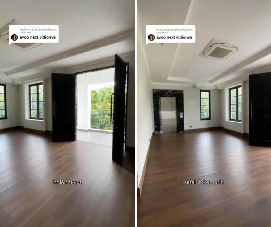 Rumah mewah dan luas seharga 43 miliar bonus lift.