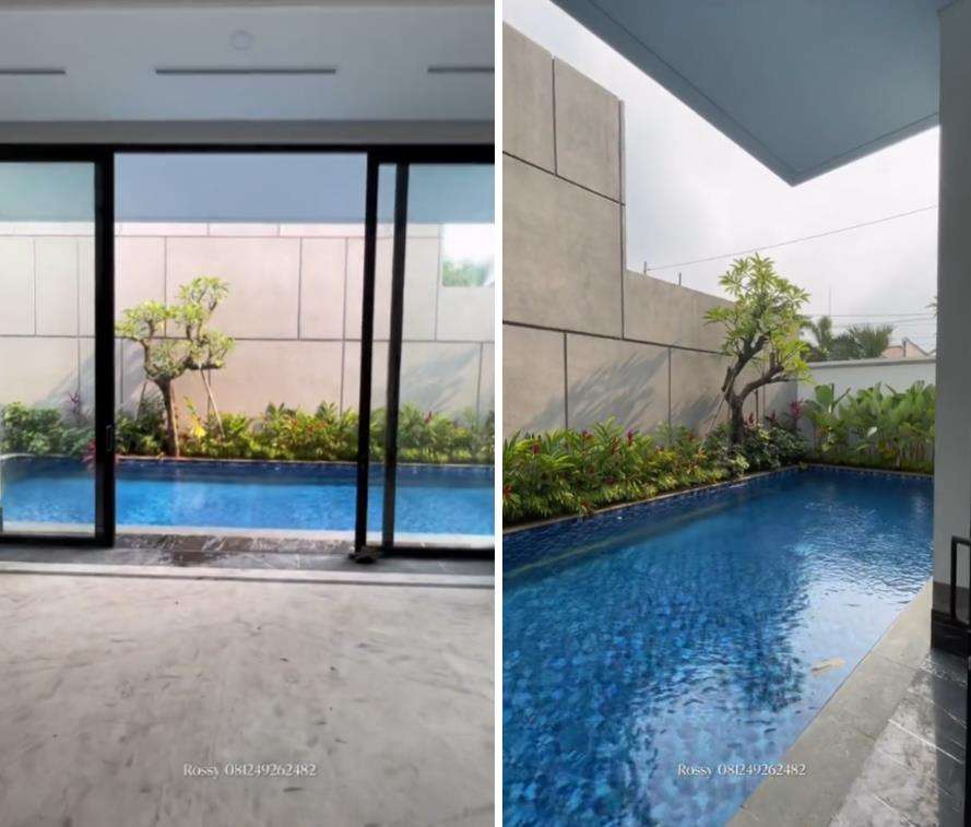 Rumah mewah di Pondok Indah, atapnya luas bisa buat hajatan.