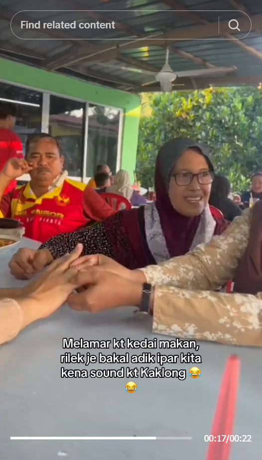 Kehangatan Lamaran Sederhana di Kedai Makan, Tak Pakai Makeup dan Dekorasi, Bikin Salut Netizen