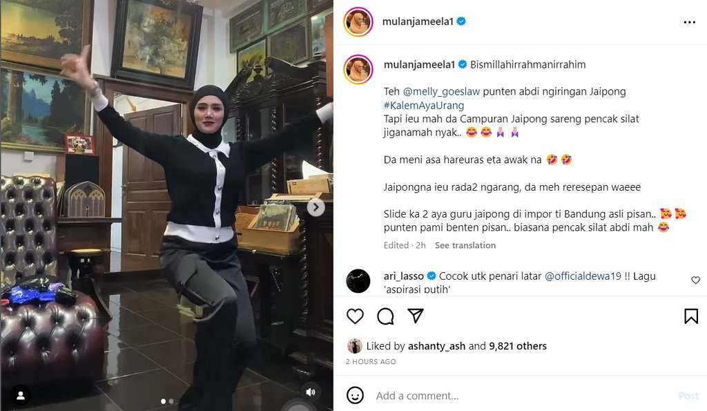 Unggahan Mulan Jameela