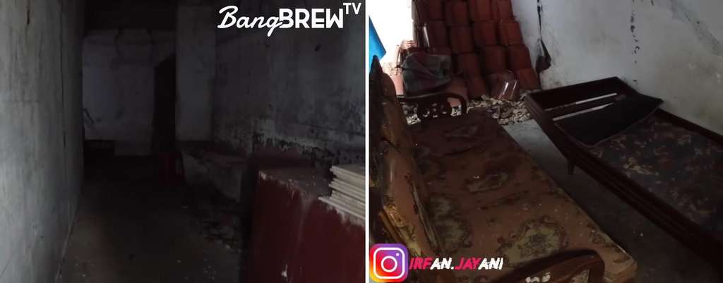 Potret rumah Mbak Putri yang hidup tanpa air bersih dan listrik di Jakarta Utara.
