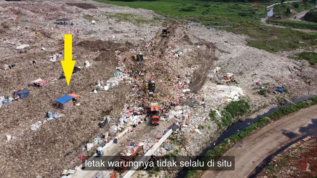 Penampakan Warung di Bantar Gebang, Penuh Lalat di Setiap Sisinya
