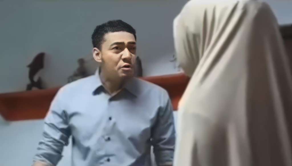 Syuting sinetron suami durhaka galaknya hilang saat salah adegan.