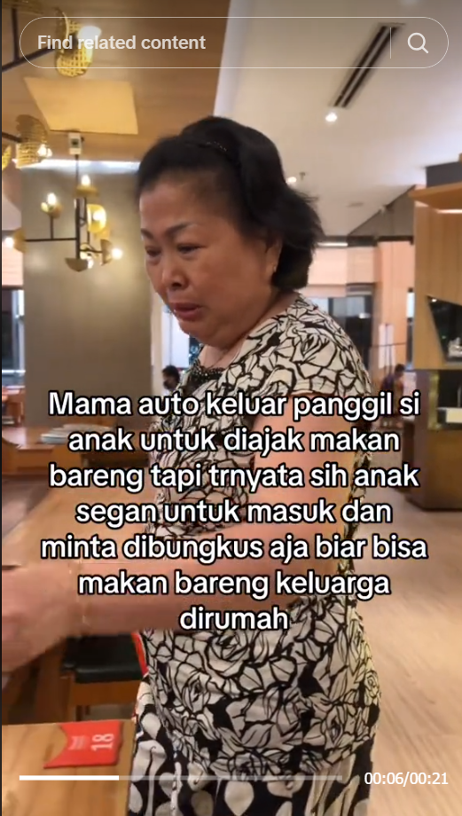 Tangis Ibu Melihat Bocah Minta Makan, Enggan Diajak Masuk ke Restoran Langsung Dibungkus untuk Keluarganya