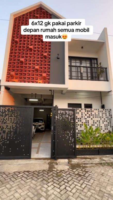 Desain rumah anti-ribut masalah parkir mobil dengan tetangga.
