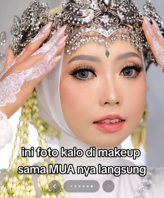 Curahan Hati Pengantin Wanita, MUA Batal Hadir Digantikan Asistennya, Kecewa Hasil Makeup Alis Kecil Sebelah