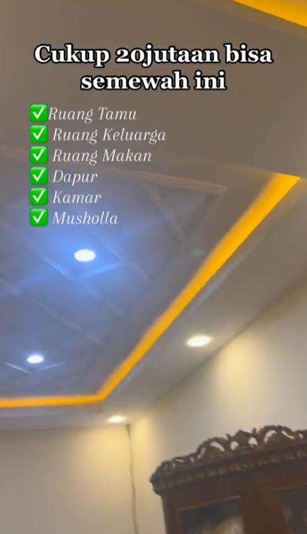 Renovasi rumah kampung jadi mewah serasa hotel habis cuma Rp20 jutaan.