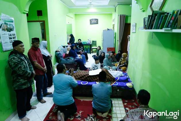 Suasana rumah mendiang Taufik Lala