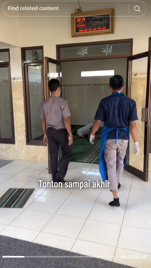 Saking Lamanya Bapak ini Sujud di Mushola Rumah Sakit, Sampai Didatangi Tim Forensik!