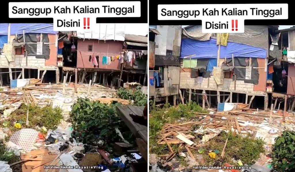 Di balik indahnya Pantai Indah Kapuk ada kampung yang warganya hidup bersama sampah.