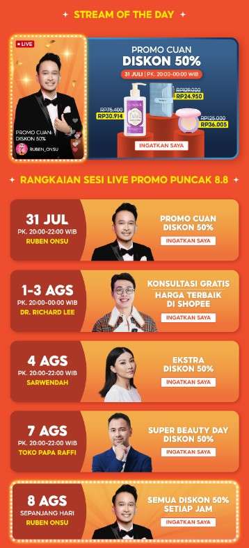 Mengikuti Suaminya, Sarwendah Akhirnya Tambah Lapak Streaming di Shopee Live