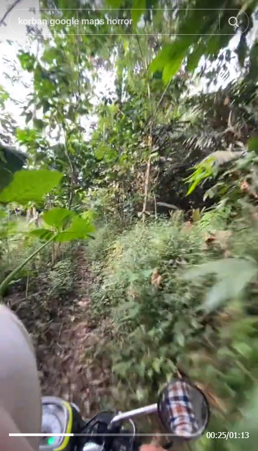 ngikutin Google Maps, Wanita ini Dibuat Nyasar ke Semak Belukar, Sepanjang Jalan Istighfar ngikutin Google Maps, Wanita ini Dibuat Nyasar ke Semak Belukar, Sepanjang Jalan Istighfar