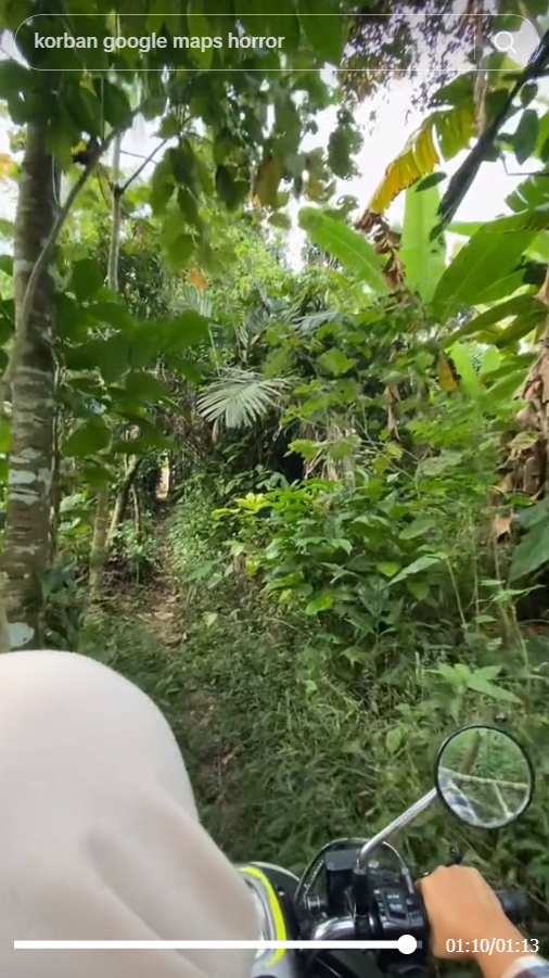 ngikutin Google Maps, Wanita ini Dibuat Nyasar ke Semak Belukar, Sepanjang Jalan Istighfar ngikutin Google Maps, Wanita ini Dibuat Nyasar ke Semak Belukar, Sepanjang Jalan Istighfar