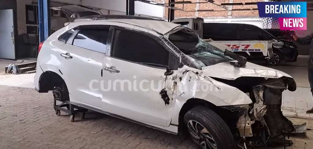Kondisi mobil Rendy Kjaernett