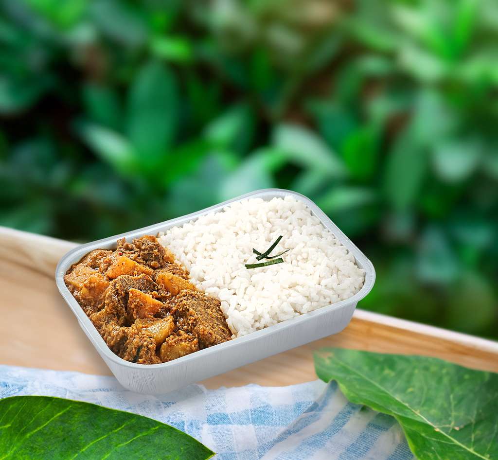 Rendang with Coconut Rice