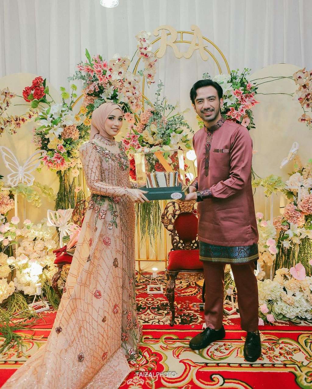 Reza Zakarya dan calon istri