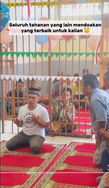 Momen Tahanan 15 Tahun Menikah dalam Penjara, Langsung Berpisah dengan Istrinya