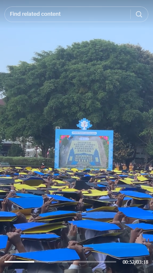 Kompak Banget! Dibalik Layar Formasi Penutupan PPSMB UGM, Bikin Takjub yang Melihatnya