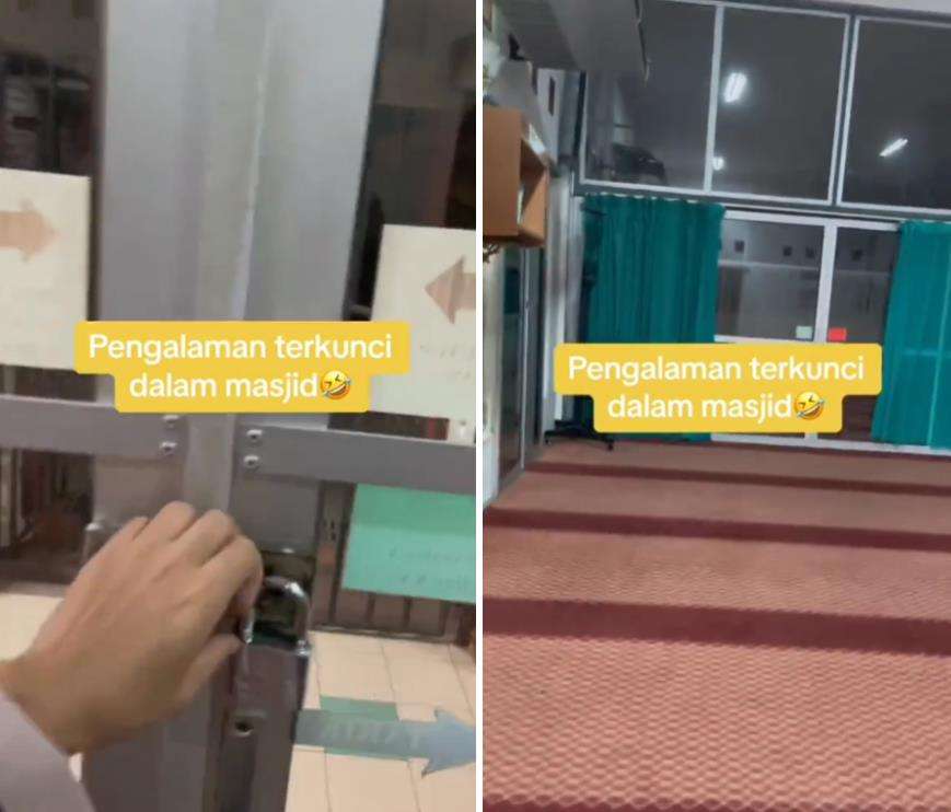 Pengalaman seram terkunci di dalam masjid.