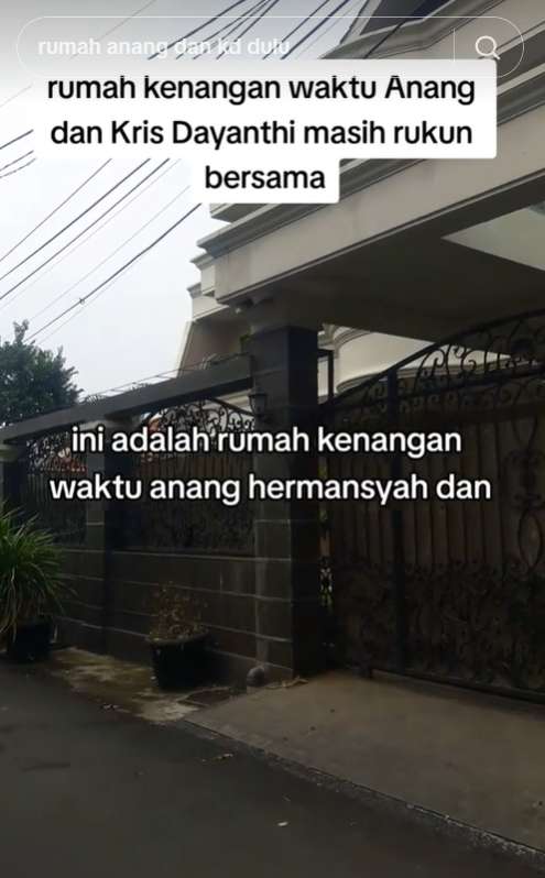 Rumah Krisdayanti dan Anang Hermansyah dulu