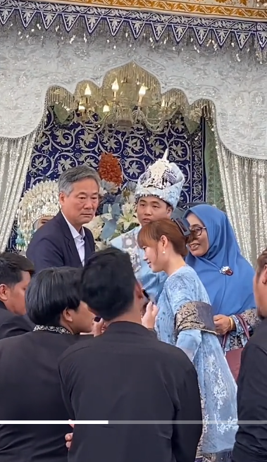Momen Resepsi Wanita Aceh dengan Pria Korsel, Mirip Drama Korea