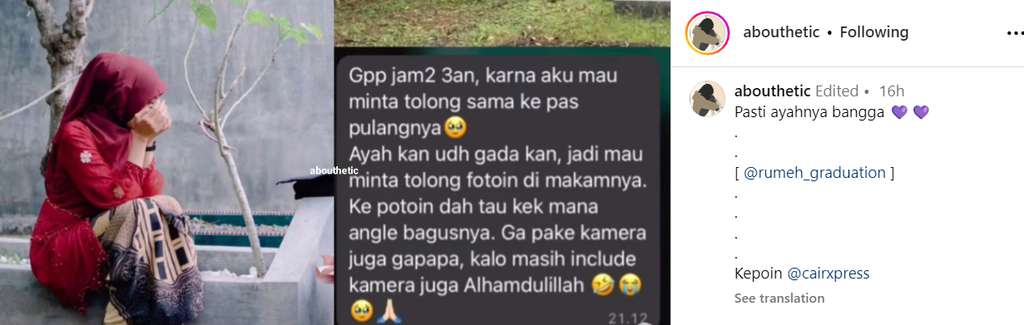 Kisah fotografer diminta foto wisuda di makam