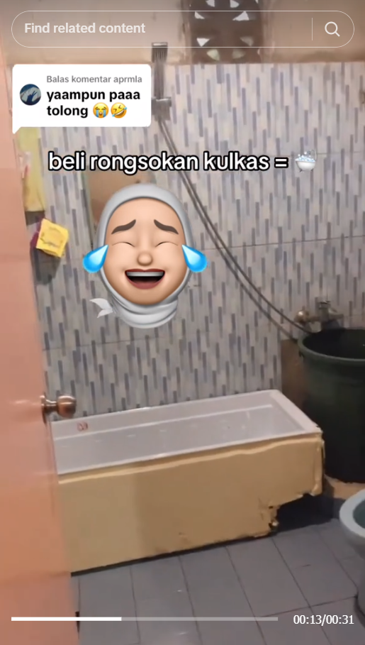 Bapak Kreatif! Sulap Kulkas Bekas Jadi Bathtub Demi Bikin Senang Anak