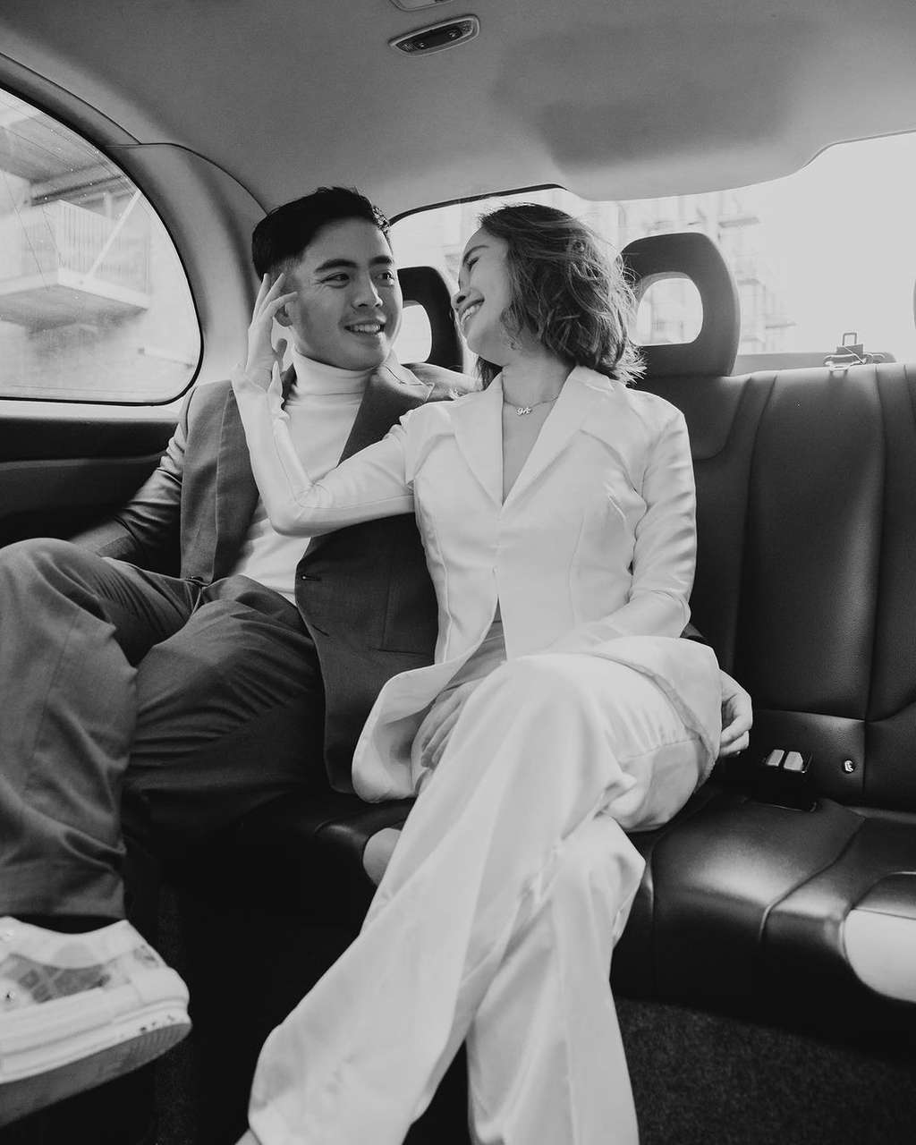 Potret prewedding Gritte Agatha dan Arif Hidayat