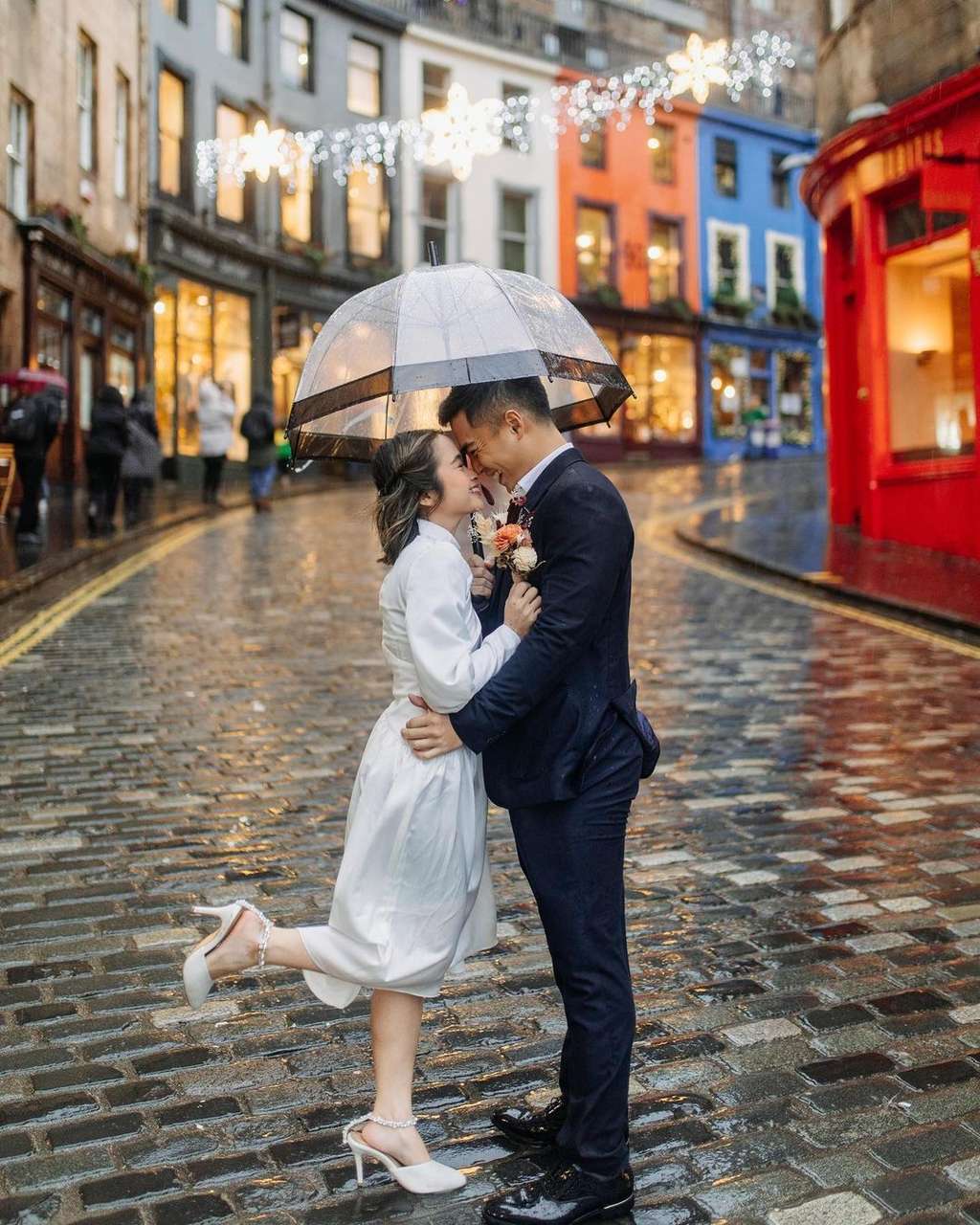 Potret prewedding Gritte Agatha dan Arif Hidayat