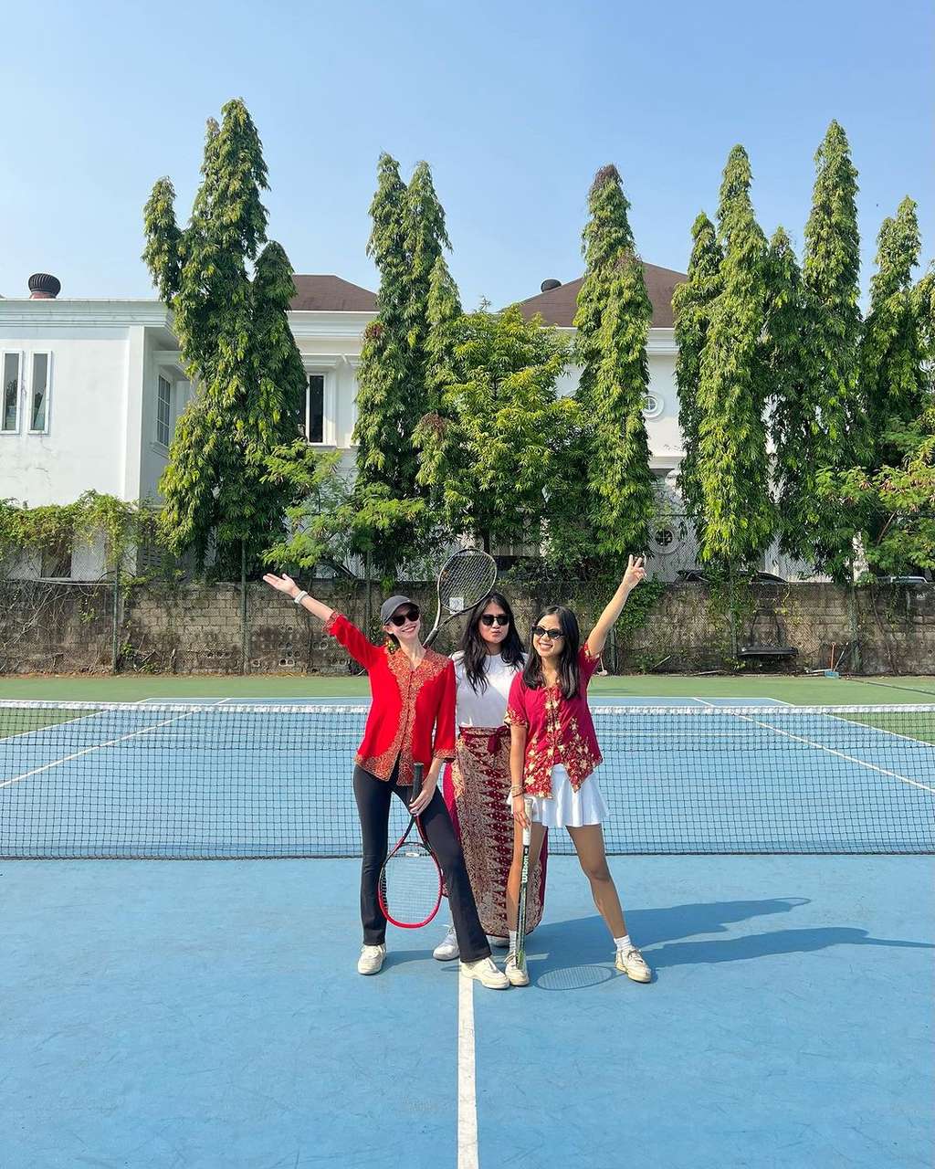 Penampilan Yuki Kato latihan tenis