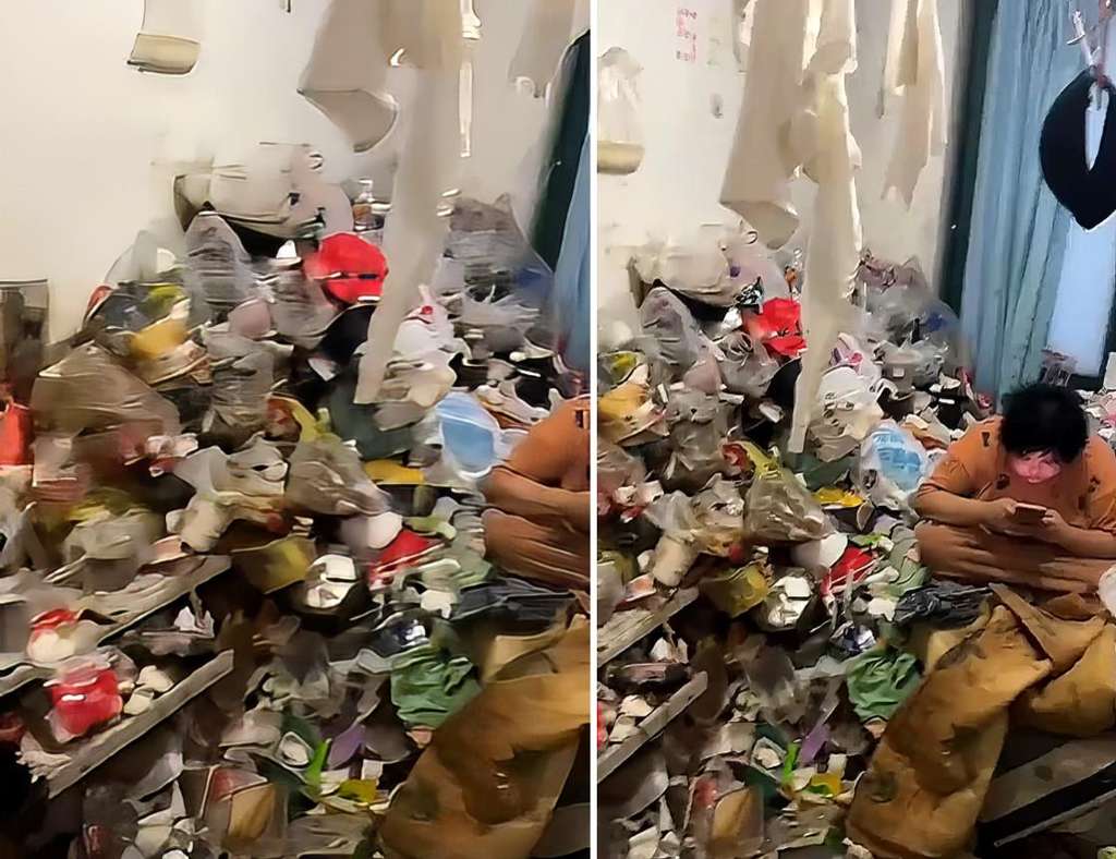 Viral kamar kos penuh sampah menjijikkan.