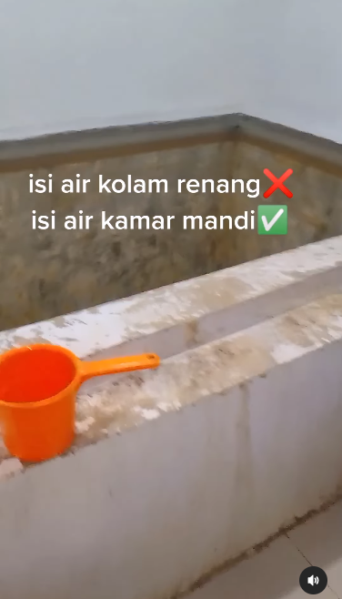 Saking Dalam Kolam Kamar Mandi, Sekali Ngisi Stok Air di Rumah Auto Aman Seminggu
