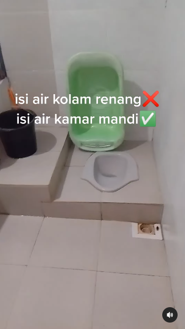 Saking Dalam Kolam Kamar Mandi, Sekali Ngisi Stok Air di Rumah Auto Aman Seminggu