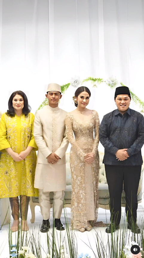 Potret Pernikahan Anak Andre Rosiade dengan Pemain Timnas Pratama Arhan