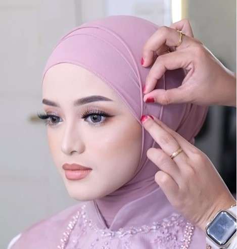 Hijab pengantin style Turki