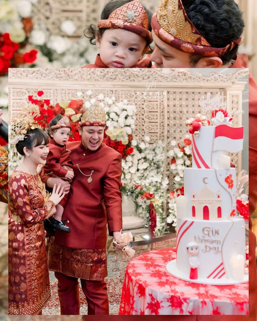 Potret tasyakuran khitan Gin Dirga dan Ultah Gilang Dirga