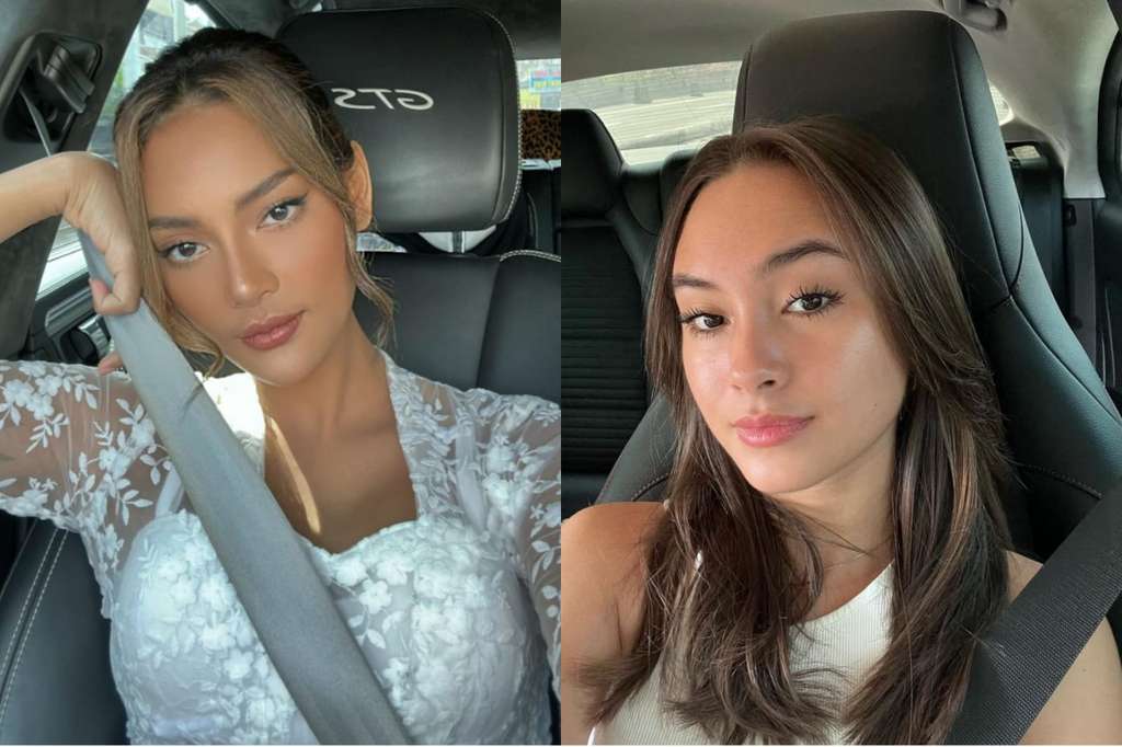 Potret Erika Carlina dan Caitlin Halderman