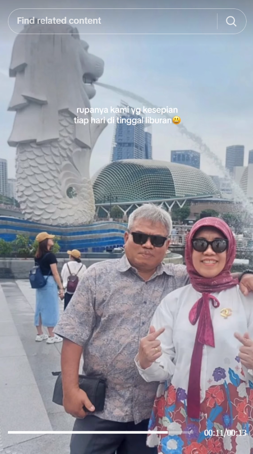 Anak Khawatir Orangtua Kesepian Ditinggal Kuliah, Ternyata Malah Asyik Keliling Dunia