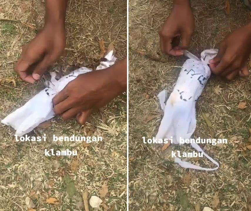 Pemancing temukan bungkusan misterius di bendungan.