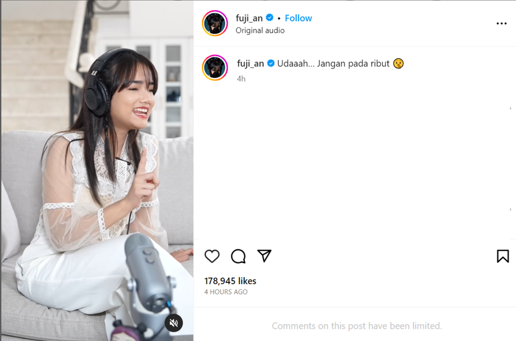 Potongan Videonya Viral, Fuji Klarifikasi Cuma Mau Pindah Lapak ke Shopee Live karena Banyak Diskon!