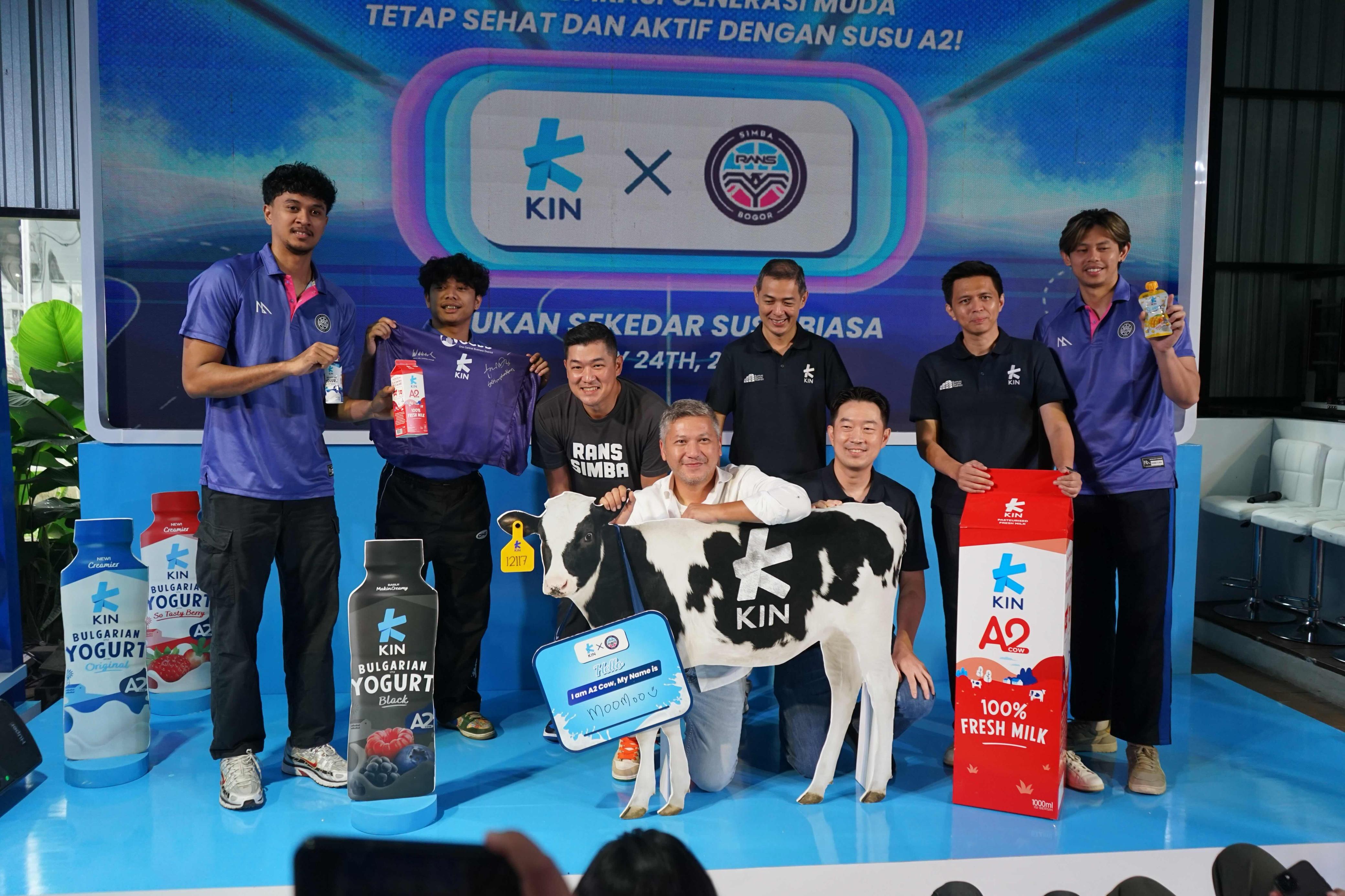 KIN Dairy & RANS Simba Basketball Ajak Generasi Muda Hidup Lebih Sehat dengan Susu A2!