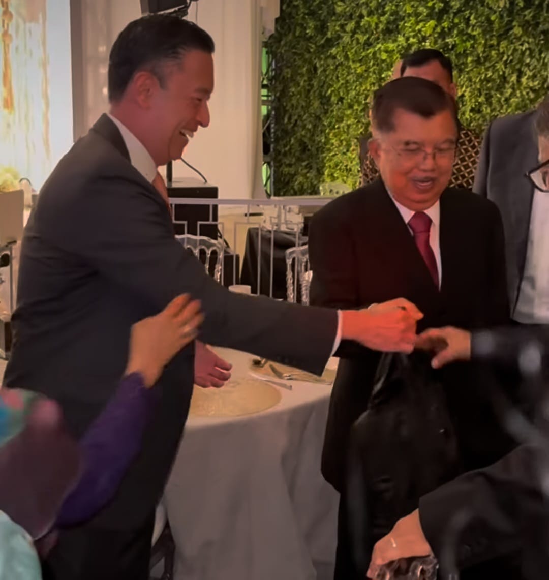 Tom Lembong dan Jusuf Kalla