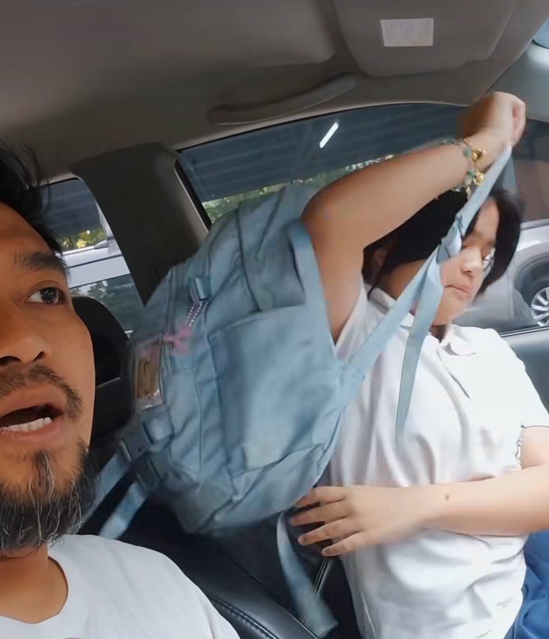 Imam Darto bersama putrinya, Alette