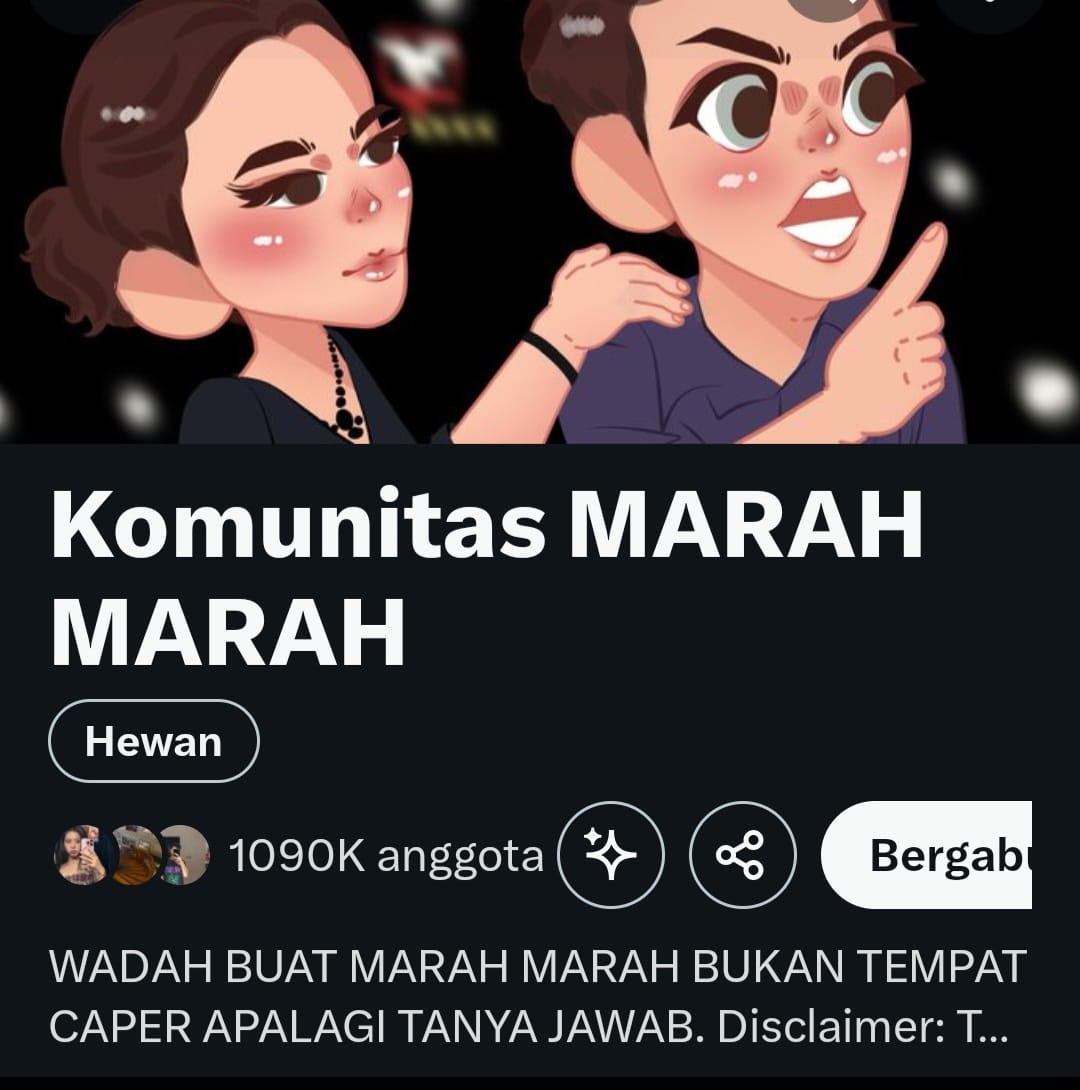 Komunitas Marah-Marah di X